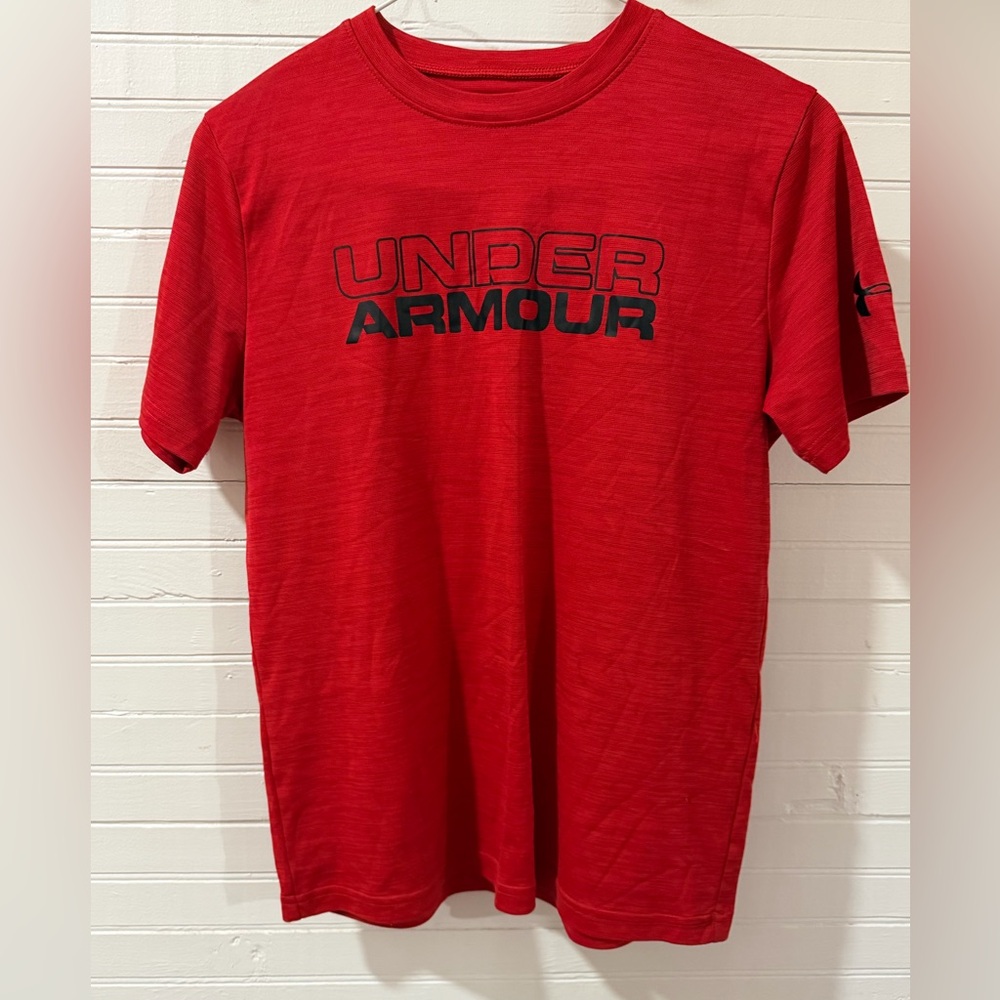 #41 Boys VVGUC UA Under Armour Red t-shirt YL Youth Large